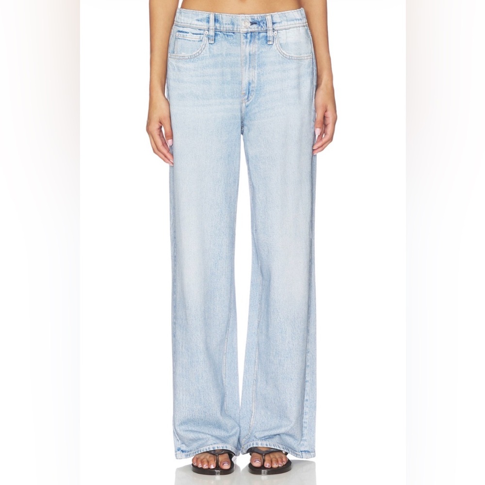 Rag & Bone MIRAMAR printed Light Blue Slim Jeans 29 waist